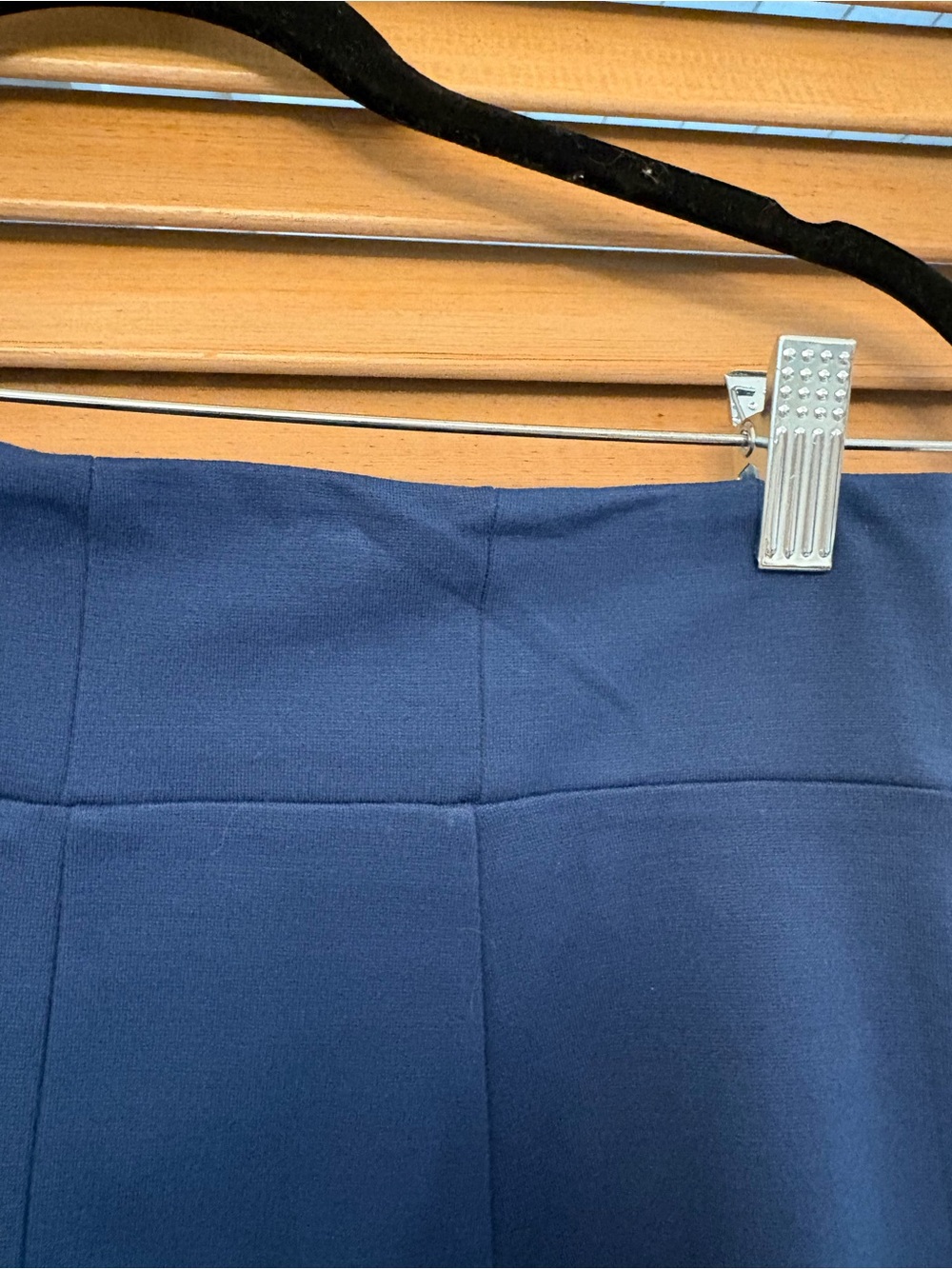 Anthropologie Maeve Midi Skirt Blue Sz 6 - Picture 3 of 11